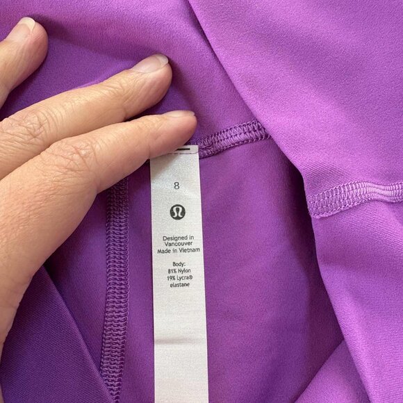 Lululemon Wunder Train Leggings 28" - Magenta - Picture 2 of 4